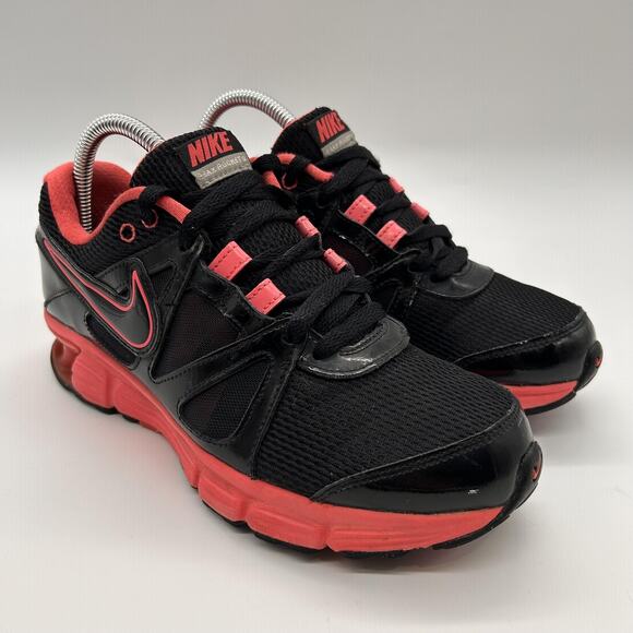 Nike Reax Rocket 2 Shoes Womens Size 8.5 Black Red Running Sneakers 454175-003 - Picture 5 of 10